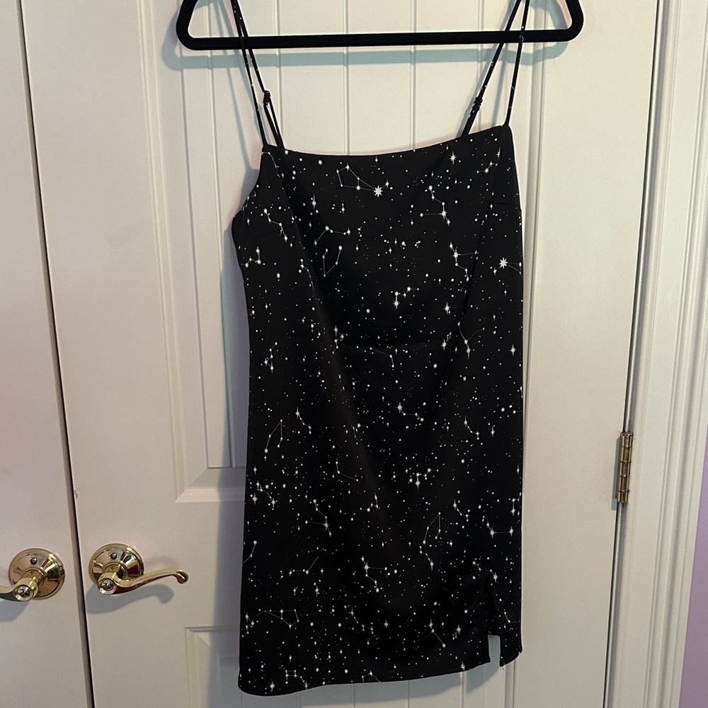 Garage Black Starry Pattern Dress